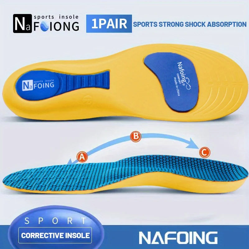 Sport Insoles for Shoes Sole Shock Absorption Breathable Cushion Running Insoles for Feet Man Women Orthopedic Insoles