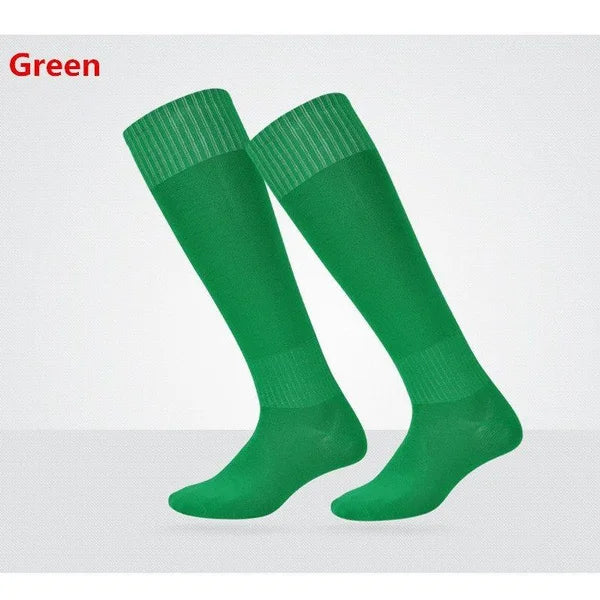 Men's Sport Socks Breathable Over Knee Football Soccer Long Socks