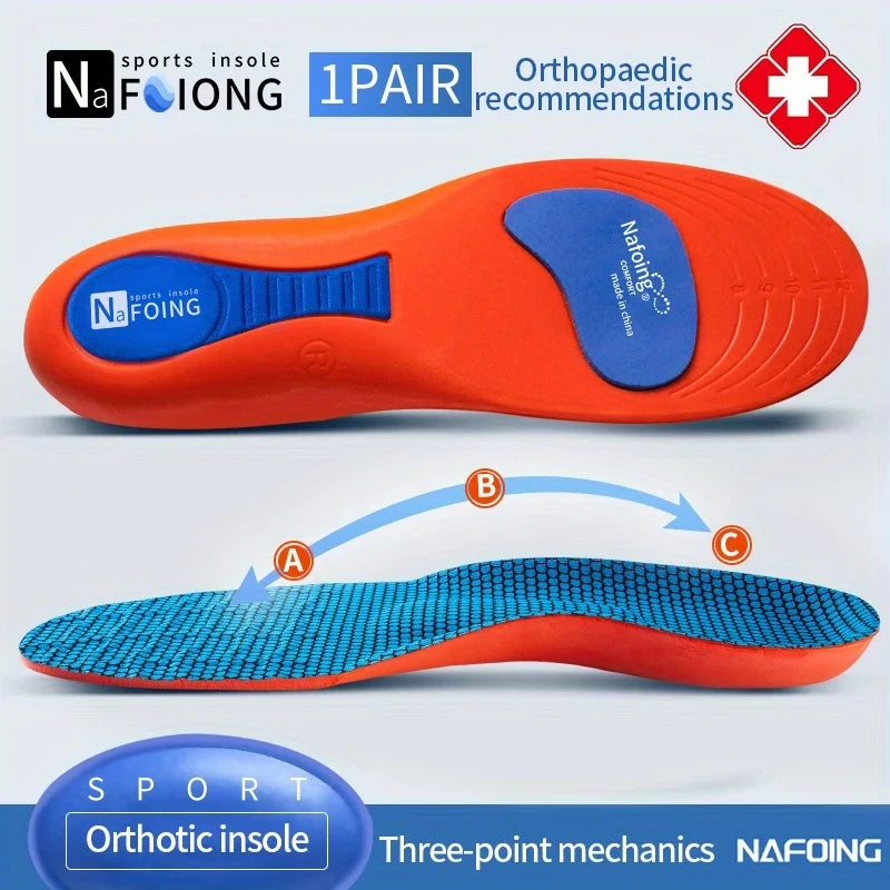 Sport Insoles for Shoes Sole Shock Absorption  Breathable Cushion Running Insoles for Feet Man Women Orthopedic Insoles