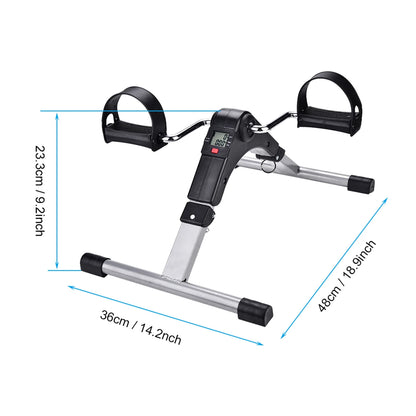 Cycling Trainer Exercise Cycling Gym Exercise Indoor Folding Cycling Trainer Cycle Pedal Fitness Exerciser Leg Workout