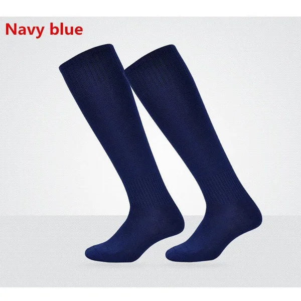 Men's Sport Socks Breathable Over Knee Football Soccer Long Socks