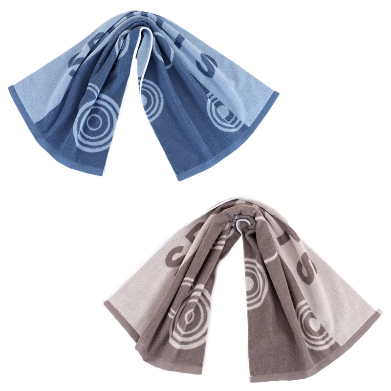 Pure cotton sport towel, soft and breathable, absorbent towel suitable for yoga, sports, gym, exercise, and more activities