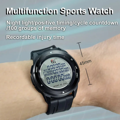 Professional Sport Stopwatch Multifunction Soccer Referee Timer Chronometer 100Group Memory HighPrecision 0.001s Countdown Timer