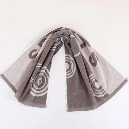 Pure cotton sport towel, soft and breathable, absorbent towel suitable for yoga, sports, gym, exercise, and more activities