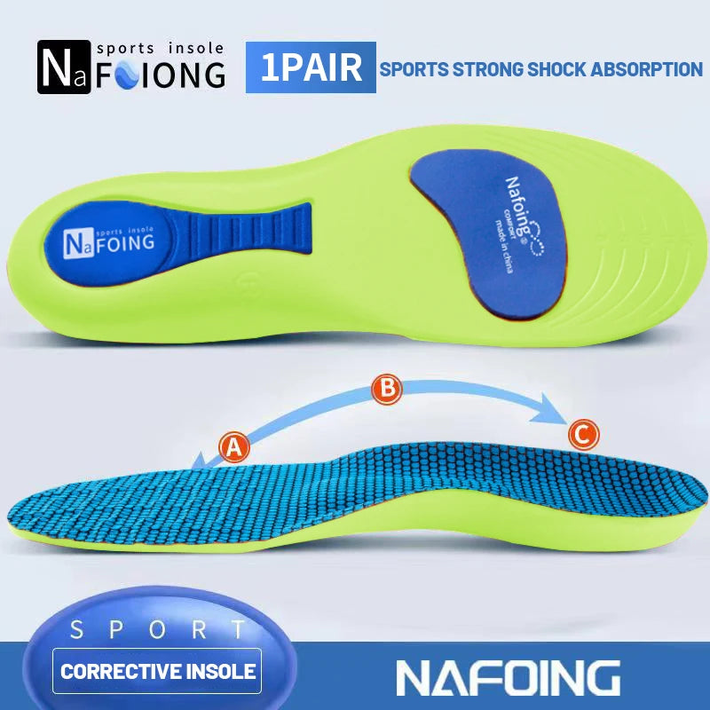 Sport Insoles for Shoes Sole Shock Absorption  Breathable Cushion Running Insoles for Feet Man Women Orthopedic Insoles