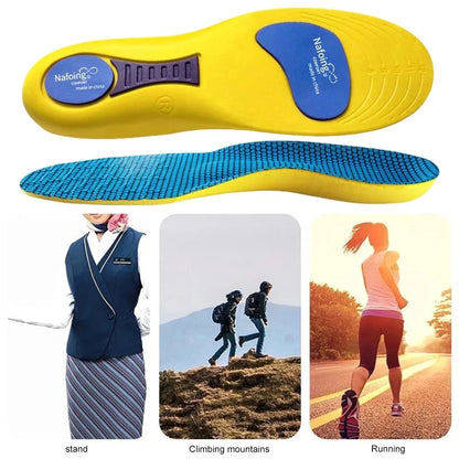 Sport Insoles for Shoes Sole Shock Absorption  Breathable Cushion Running Insoles for Feet Man Women Orthopedic Insoles